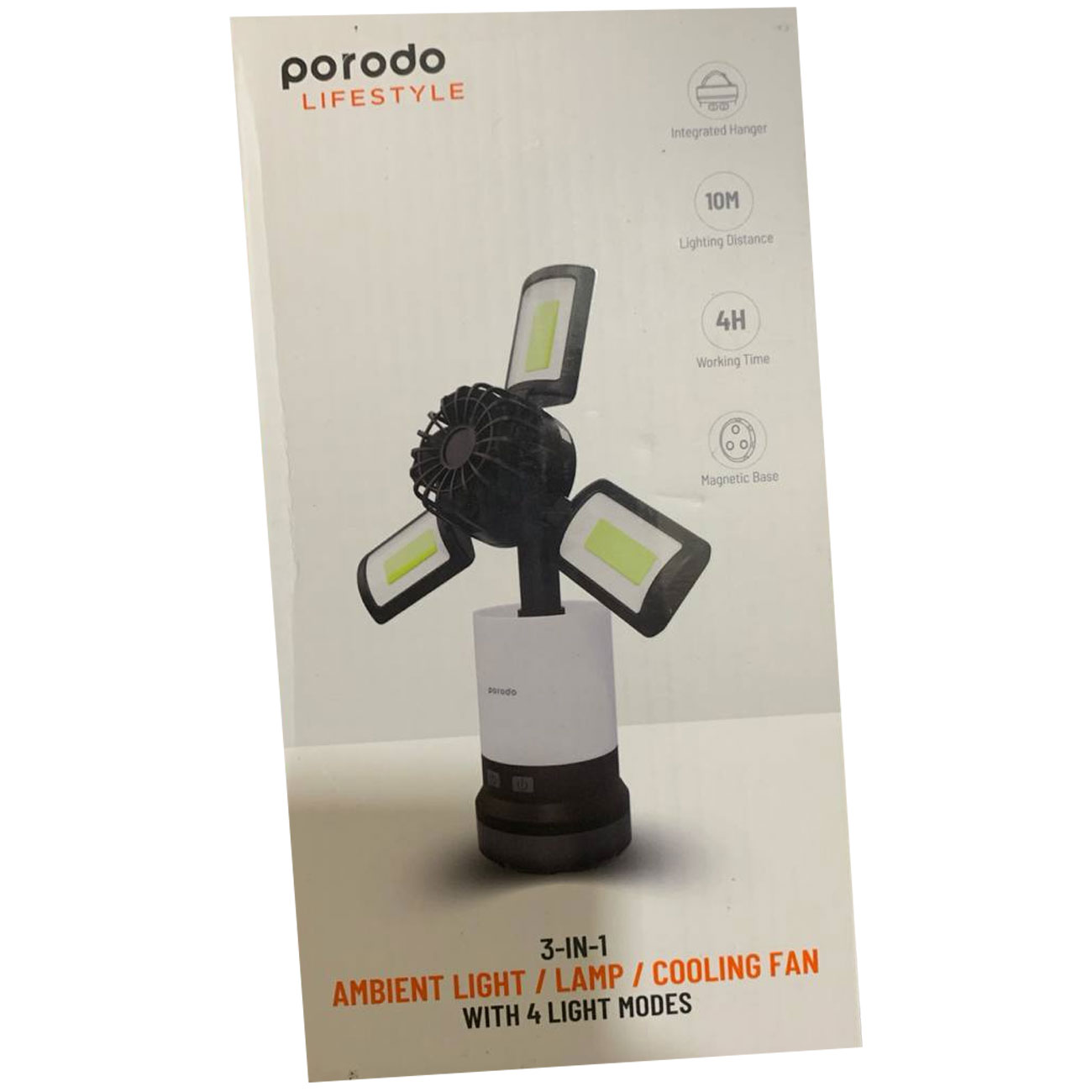 چراغ PORODO 3 IN 1 AMBIENT LIGHT/LAMP/COOLING FAN - Image 5