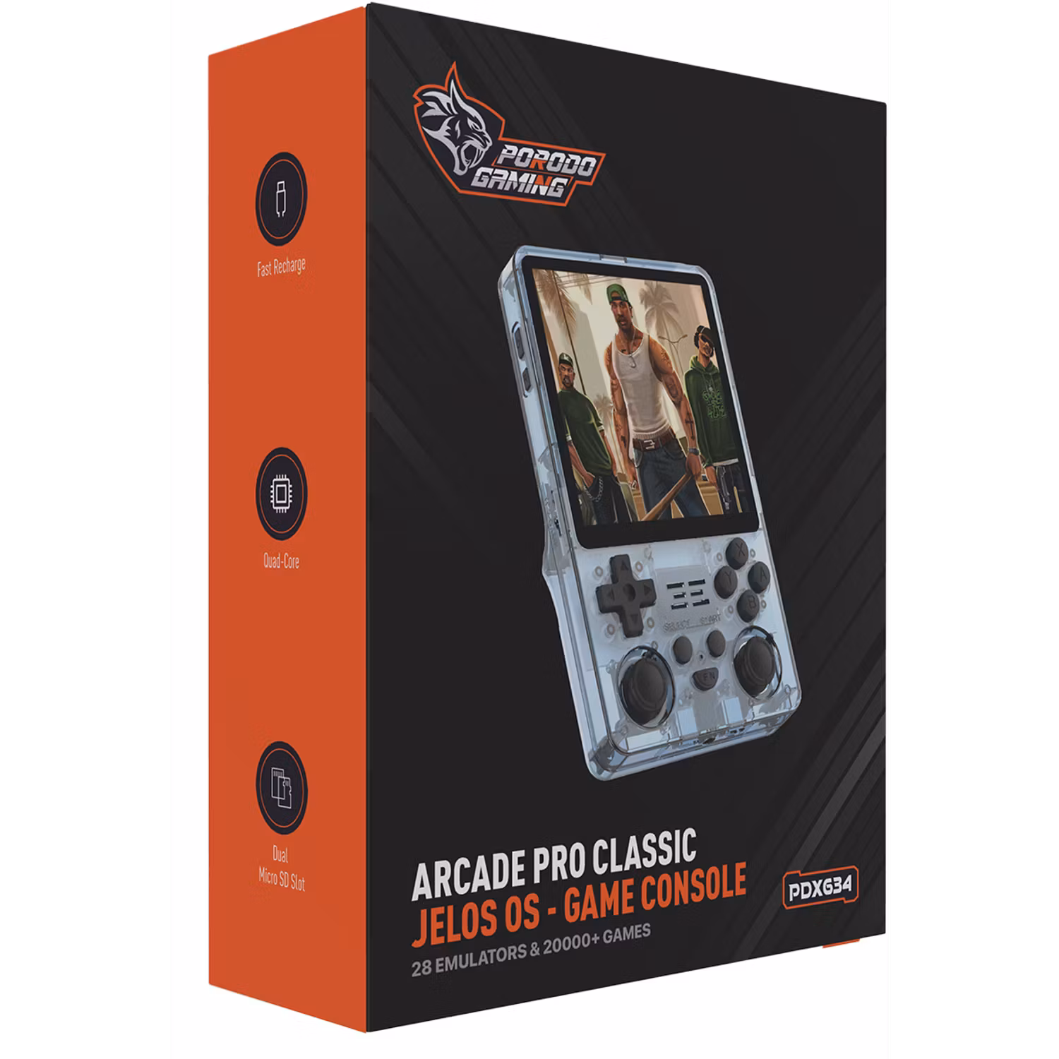 کنسول Porodo PDX634 Arcade Pro Classic Jelos OS - Image 4