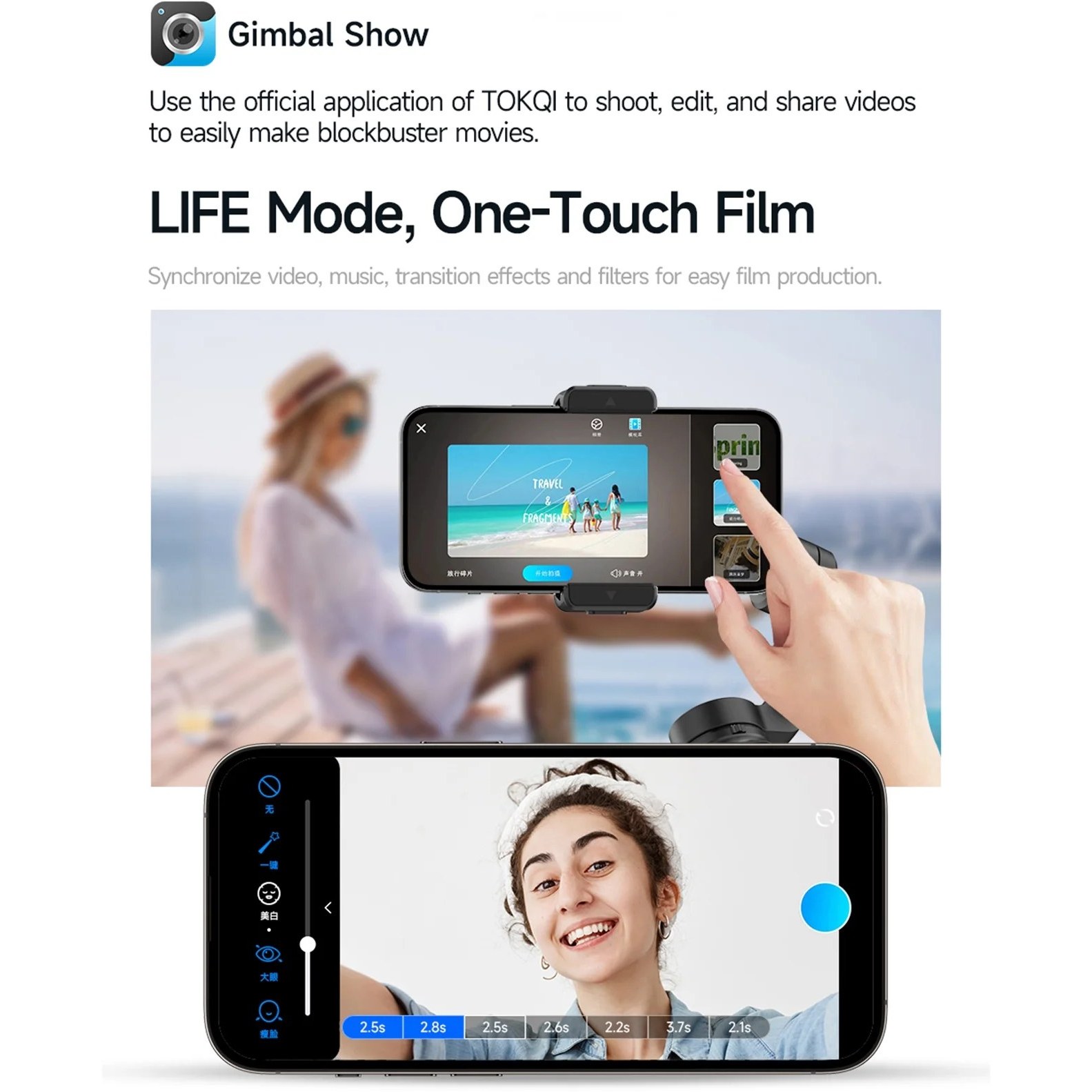 گیمبال TOKQI GIMBAL STABILIZER M02 - Image 5