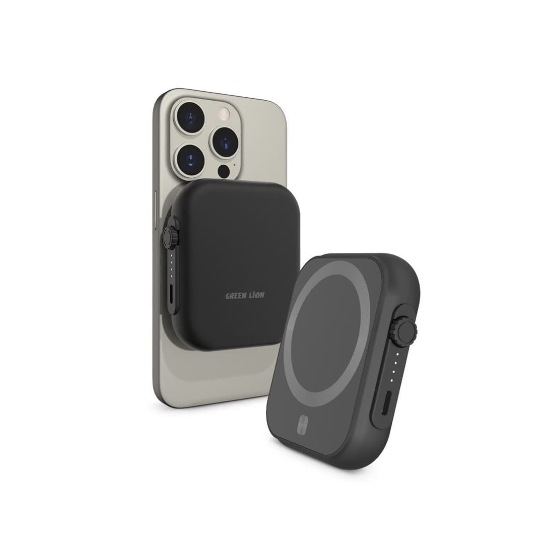 پاوربانک 5000mAh مگ سیف گرین لاین مدل Trio