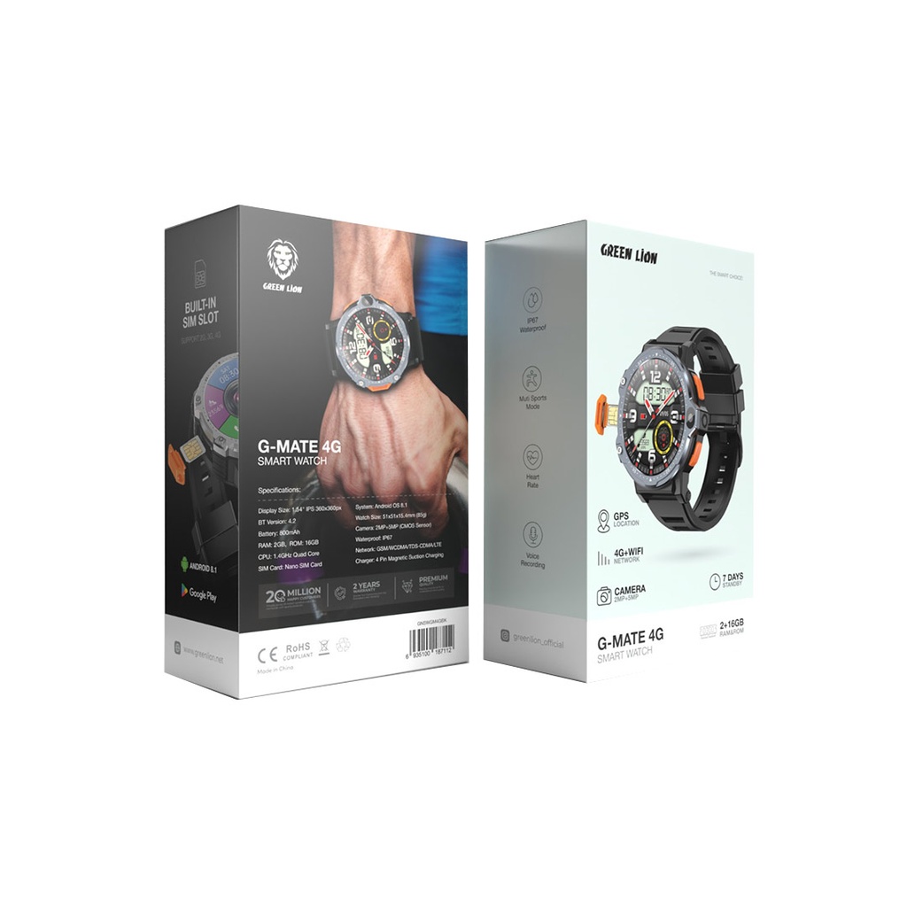 ساعت هوشمند Green Lion G-Mate 4G