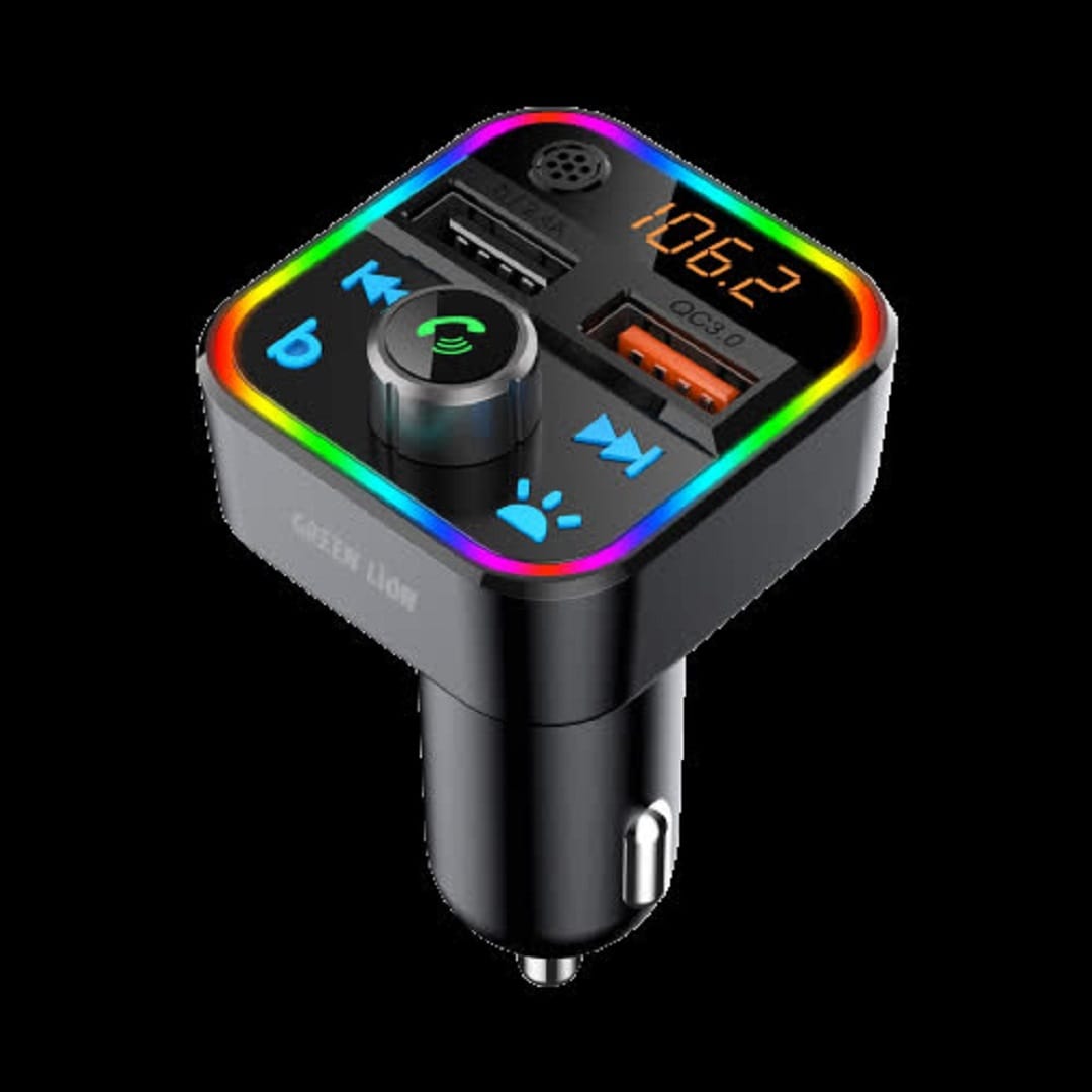شارژر فندکی و اف ام رادیو Green Lion Car FM Transmitter Kit