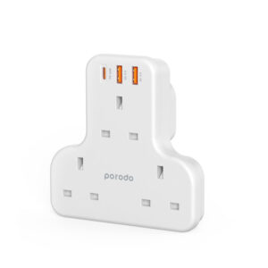 سه راهی PORODO MULTI-PORT WALL SOCKET 20W