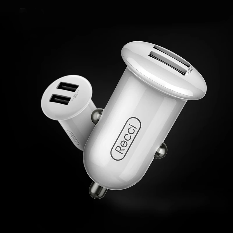 شارژر فندکی رسی Mushroom RUC-D2 3.4A دو پورت | خروجی 3.4A + طراحی Mushroom + شارژ هوشمند