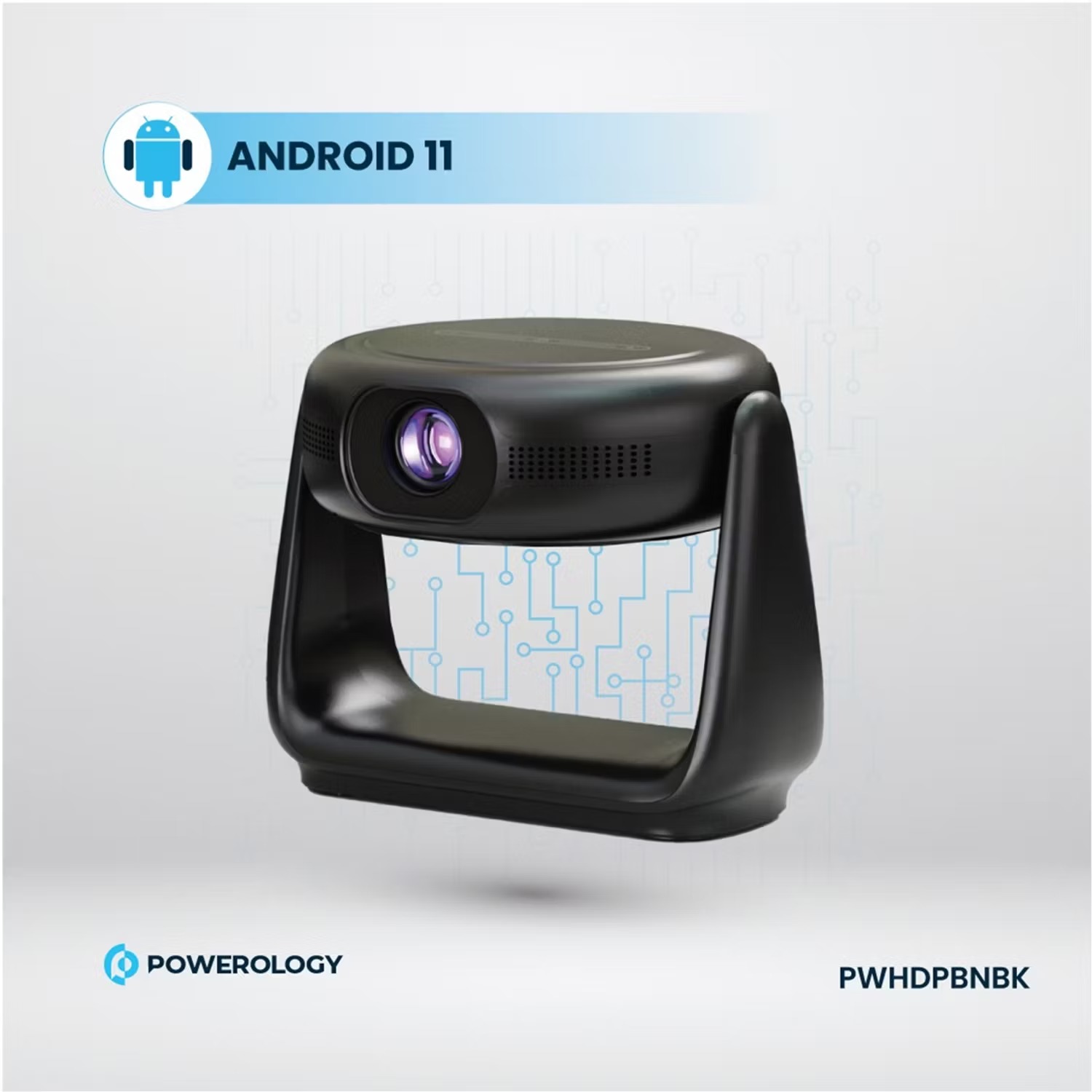 ویدیو پرژکتور مدل Powerology rotating stand portable projector