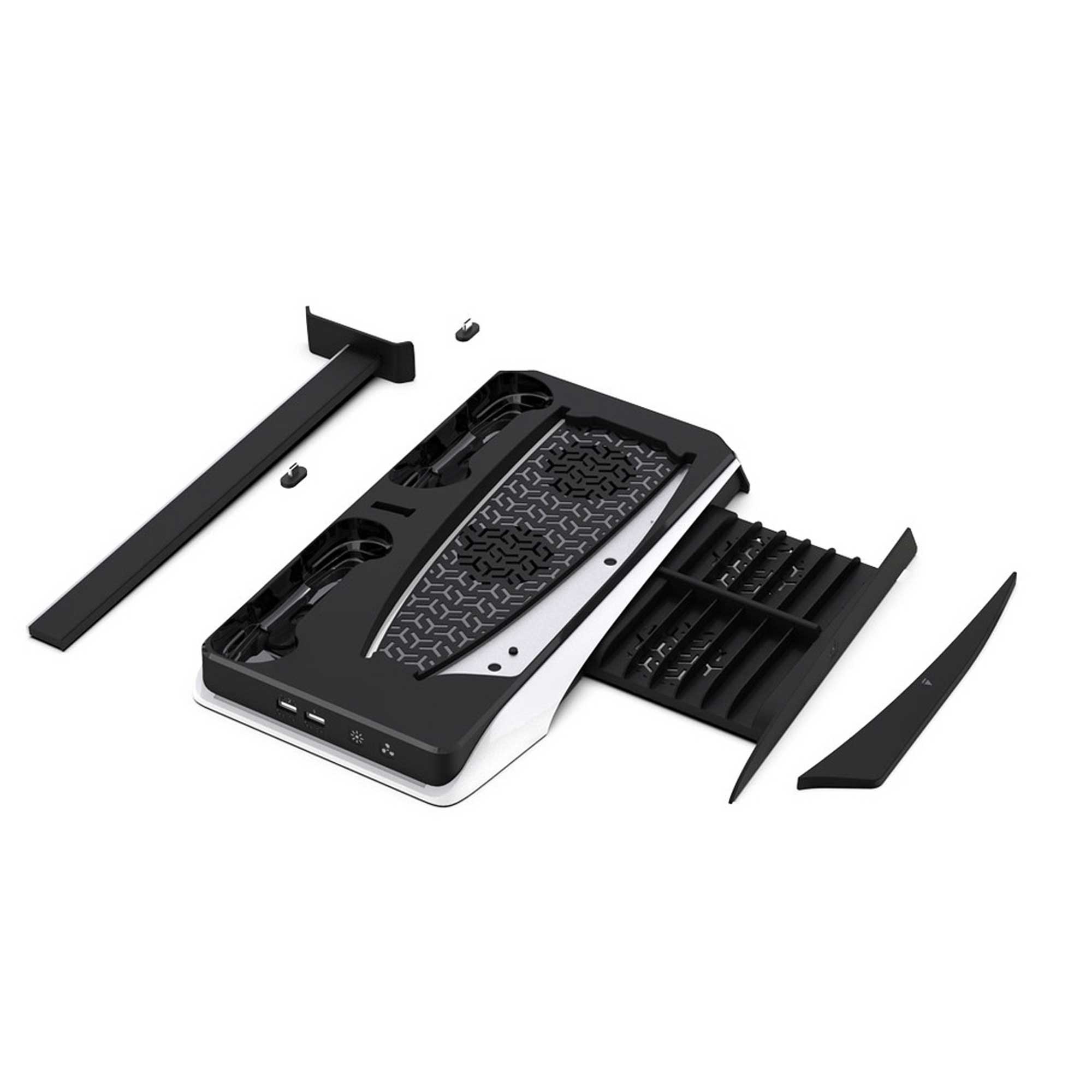 فن PORODO PS5 Cooling And Charging Hub PDX116