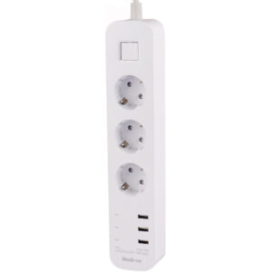سه راهی سیار Hadron P323 PowerStrip + 18W USB Charger