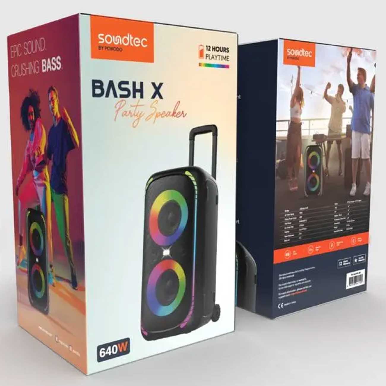 اسپیکر PORODO BASH X 640W