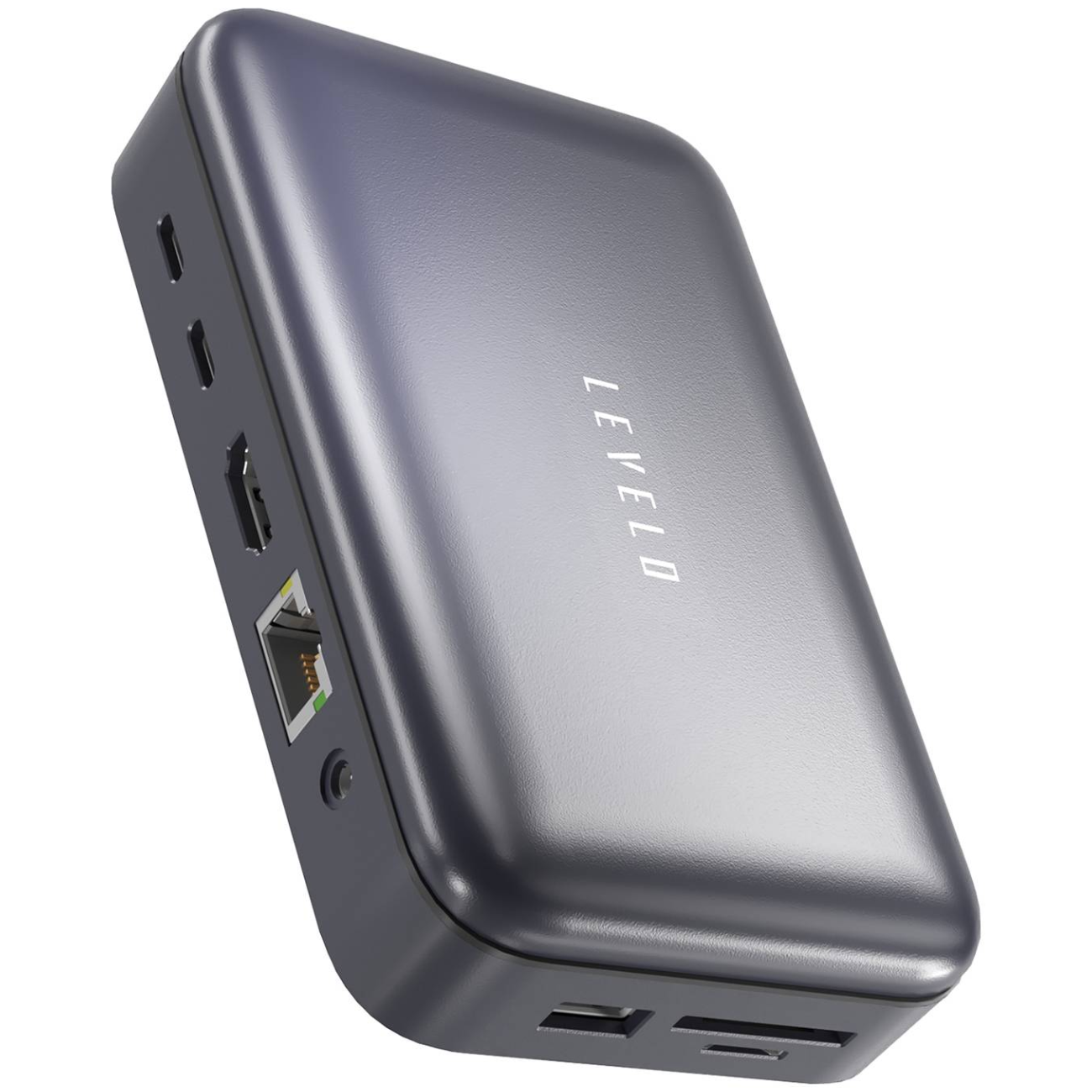 هاب LEVELO USB C 10IN1 STORAGE DOCK STATION VERSAPORT