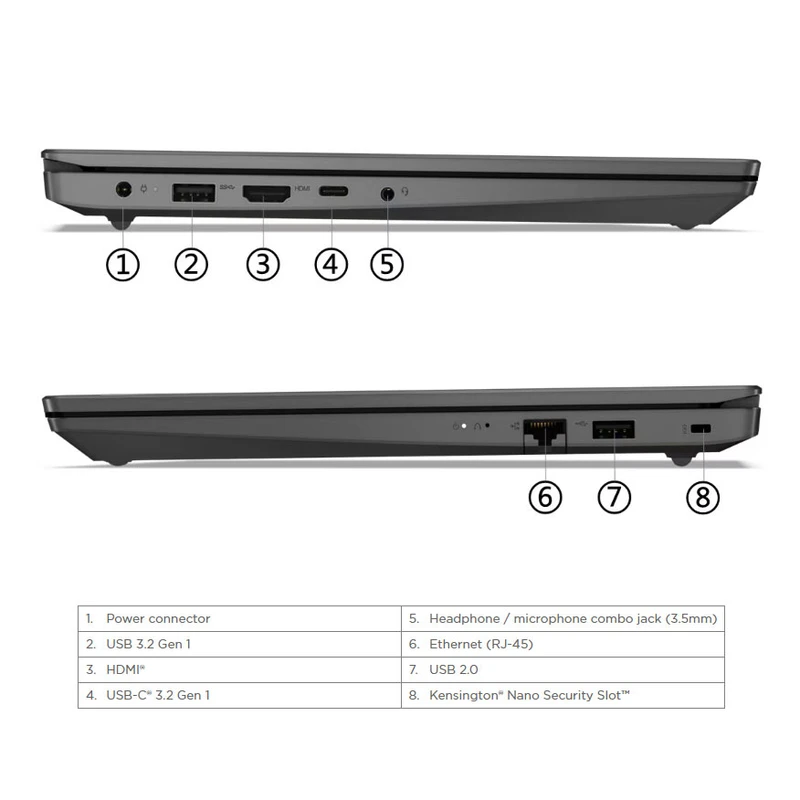لپتاپ Lenovo V15 G4 | پردازنده i5-13420H، رم 16GB، حافظه 512GB SSD