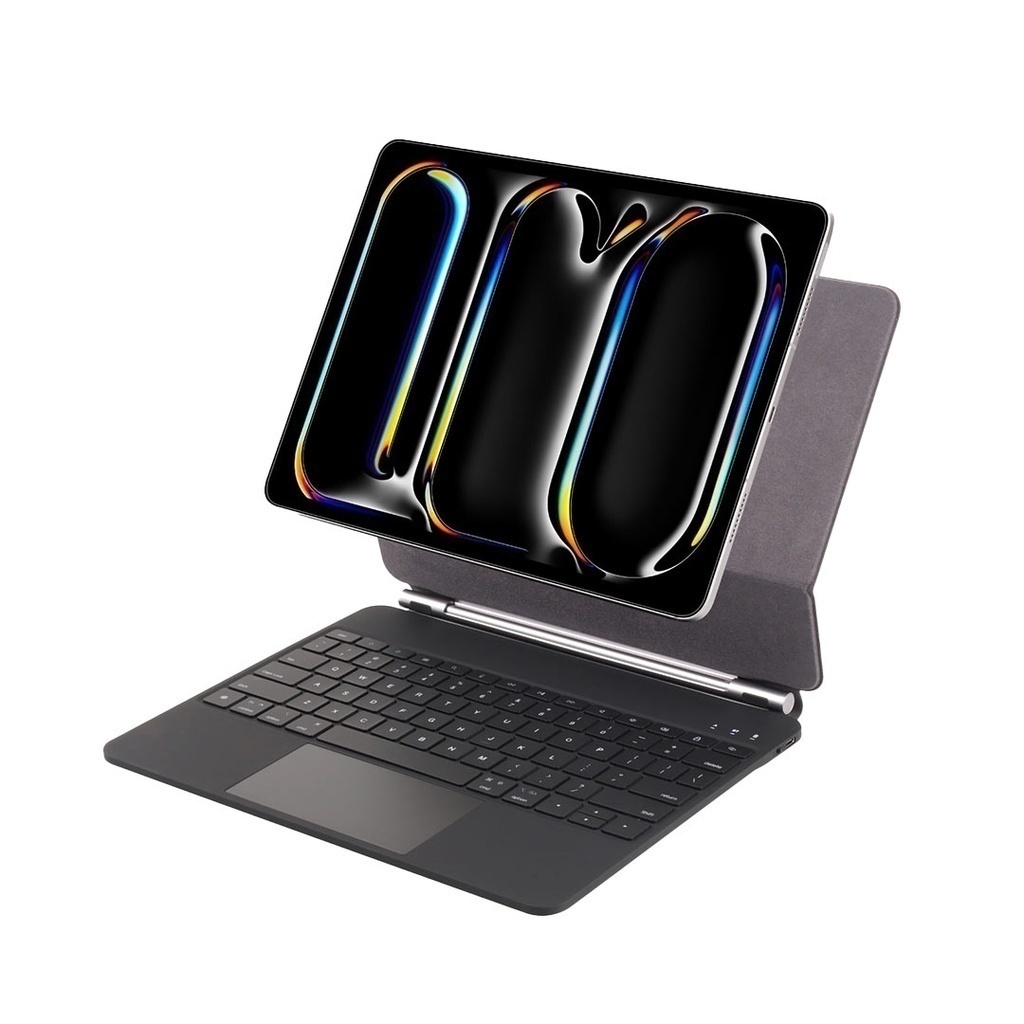کیبورد تبلت گرین لاین مدل Magic Keyboard مناسب برای iPad Air ۱۳ و iPad Pro ۱۲.۹