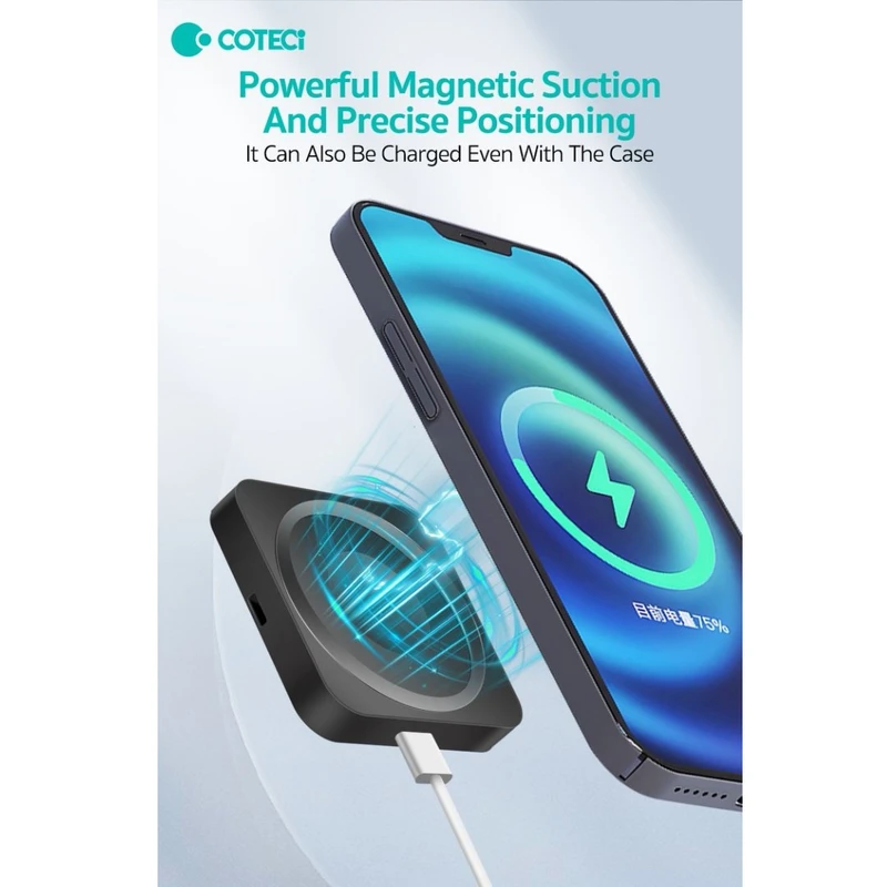 شارژر وایرلس COTECI 3 IN 1 WIRELESS CHARGER 26008