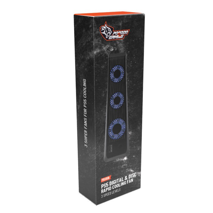 فن Porodo PDX616 PS5 Digital & Disc Rapid Cooling Fan