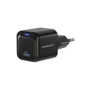 شارژر Powerology Ultra-Compact GaN Charger USB-C To USB-C