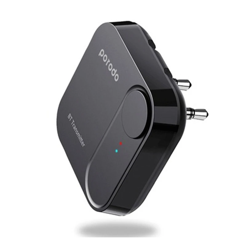 مبدل Porodo Wirelless Bluetooth Audio Transmitter Dual 3.5mm