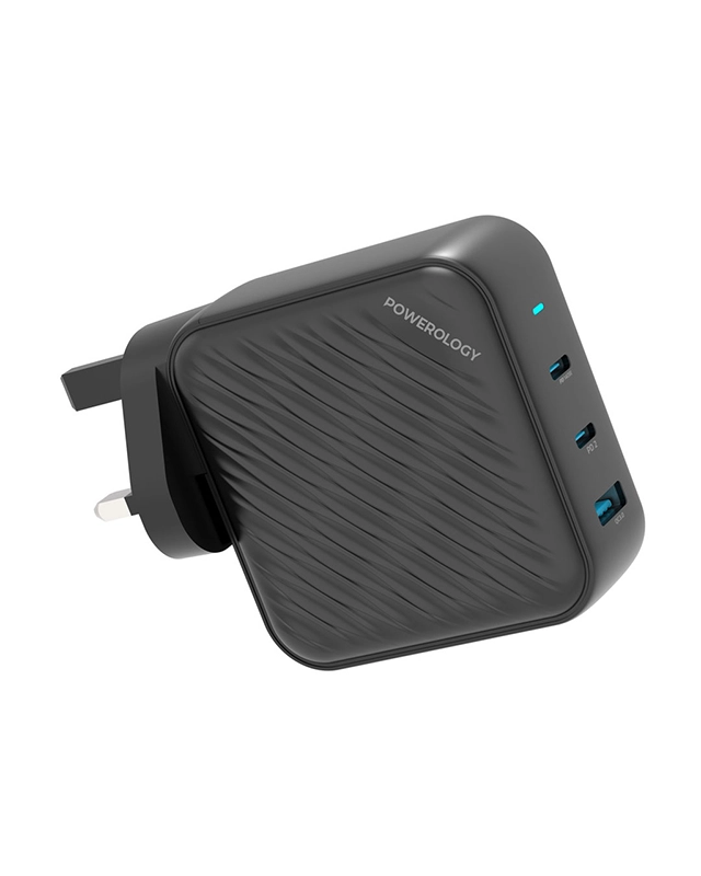 شارژر Powerology 140W Dual PD GaN Charger