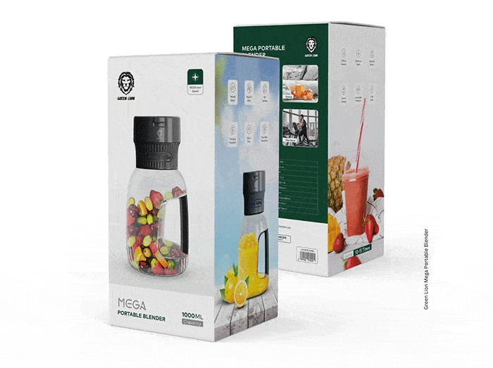 مخلوط کن و آبمیوه گیر Green Lion Mega 1000ML