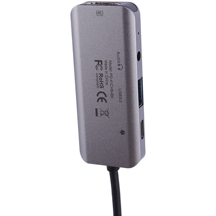 هاب Porodo 4In1 HDMI 4K USB-C Hub