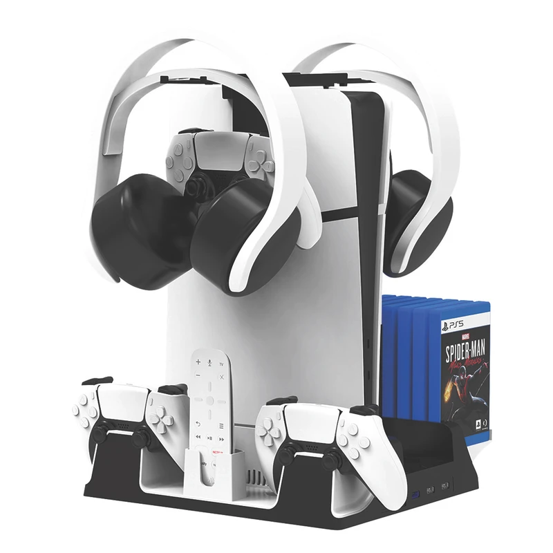 ﭘﺎﯾﻪ ﻧﮕﻬﺪارﻧﺪه و ﺷﺎرژر دﺳﺘﻪ PS5 ﺗﺴﮑﻮ TGS20