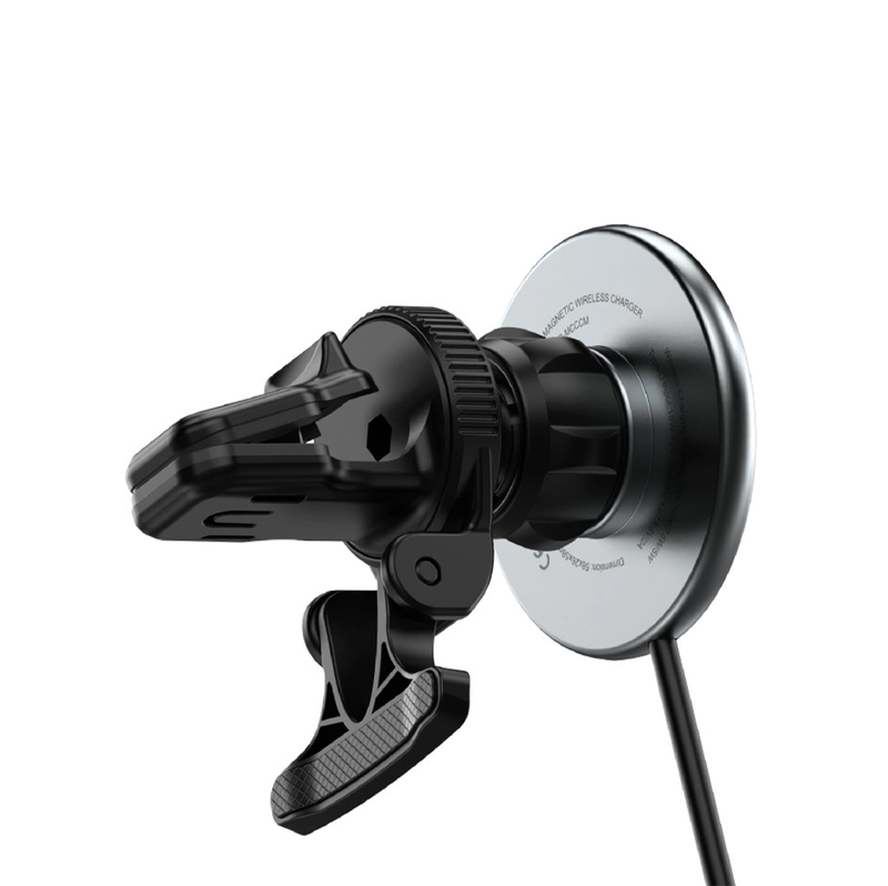 استند PORODO 15W FAST WIRELESS CAR CHARGER MOUNT 3 IN 1 20W